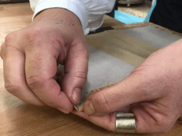 First meeting, Thessaloniki. Leivadiotis book binding